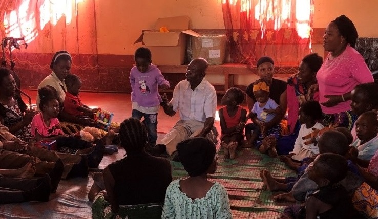 A support group for disabled children in Zambia